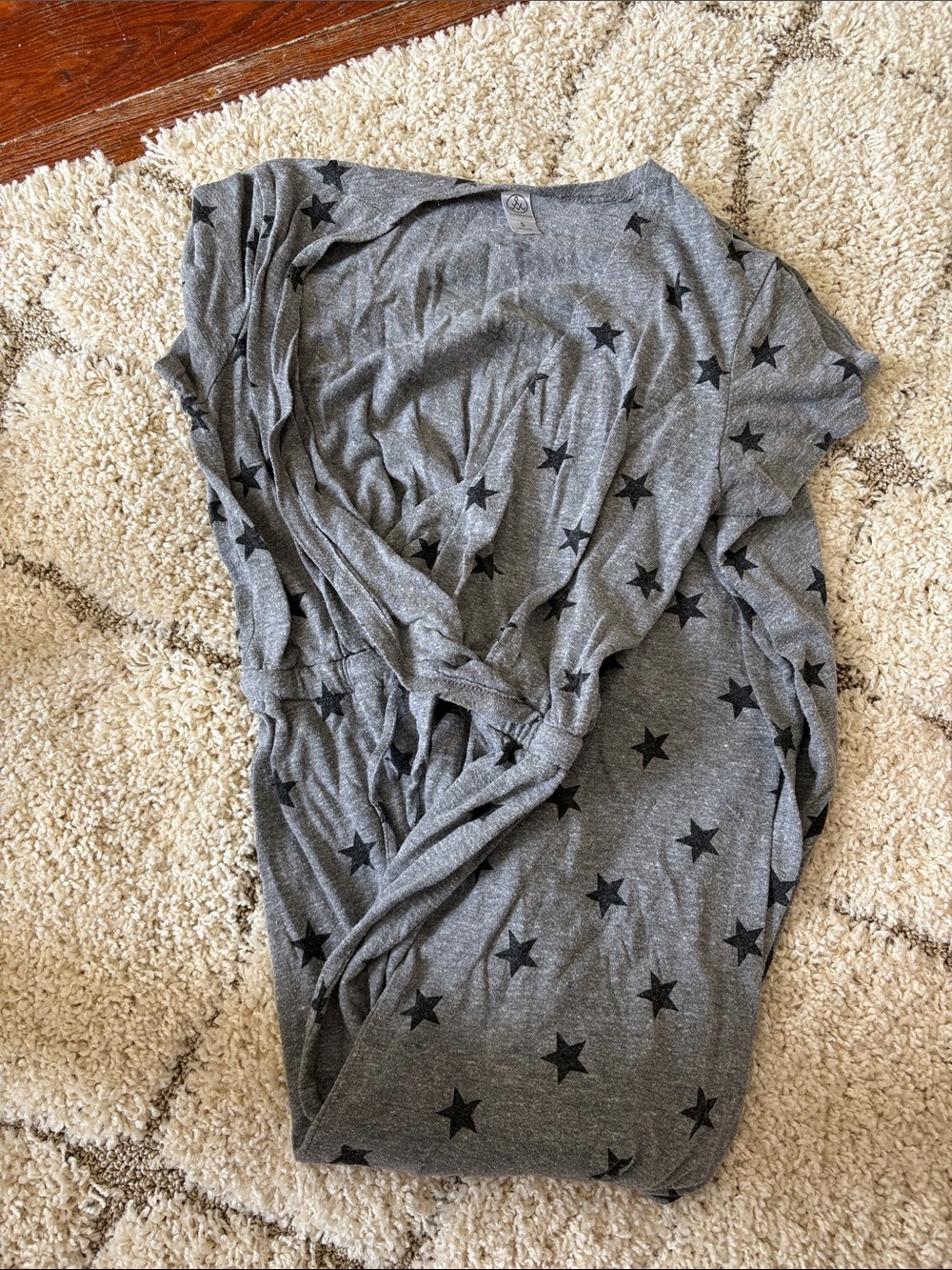 Alternative Gray Star Print Jumpsuit Romper